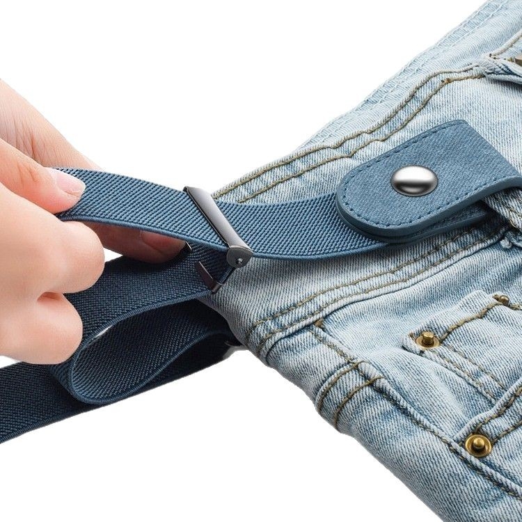 Aukščiausios klasės tingių džinsų diržas moterims, juosmens įtempimo įrankis, juosmens įtempimas, vientisas paprastas elastingas elastinis diržas
