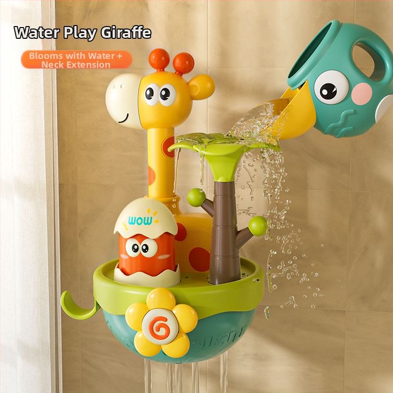 Bērnu ūdens ziedēšanas vannas rotaļlietas mazuļiem, dušas ūdens strūkla, mazuļi, zēni un meitenes, spēlējas ar ūdeni, mazi, vairumtirdzniecība