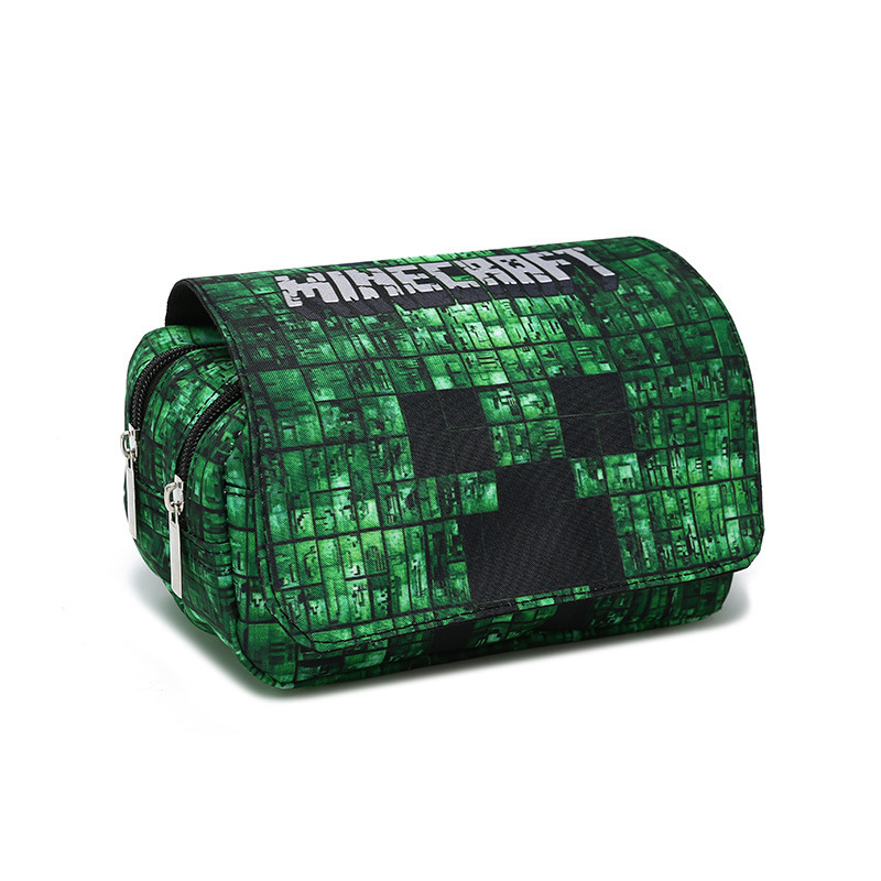 Tehase otsetarne kahekihiline pinal alg- ja keskkooliõpilastele lastele kahekihilise klapiga kaanega kirjatarvete koti jaoks kaardile trükkimiseks