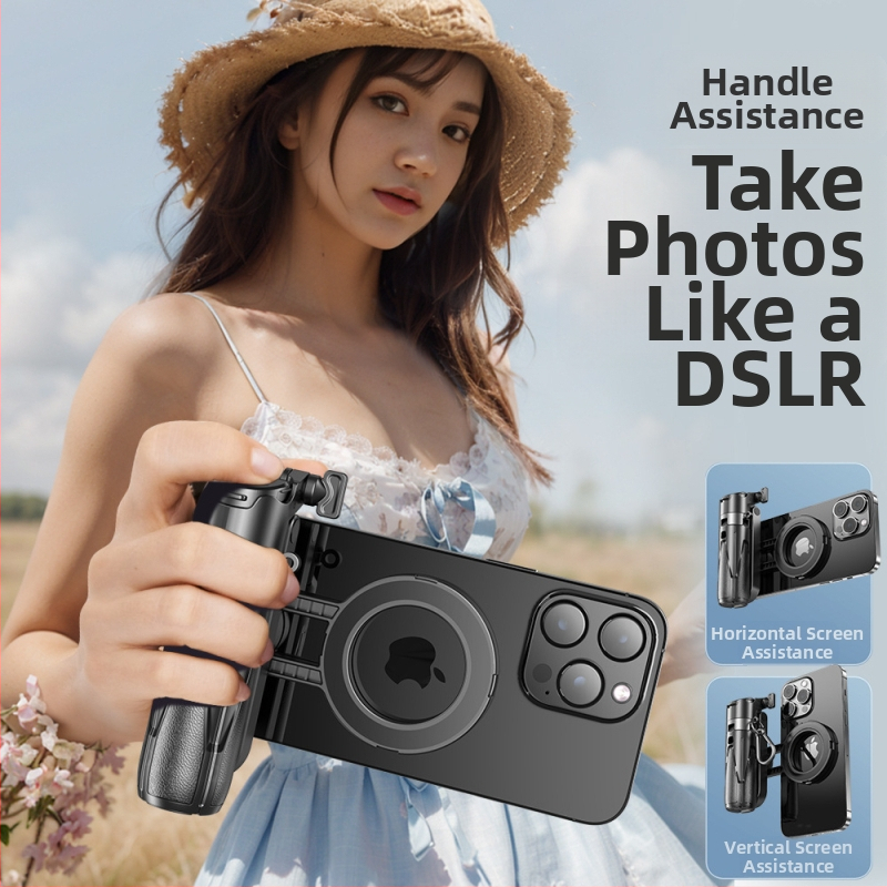 Tootja hulgimüük P15Mini P25T selfie-pulk mobiiltelefoni Bluetooth-magnetiline alus Vlogi video otseülekande statiiv