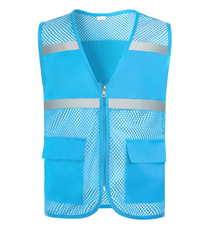 Helkurvest, rõivad, liiklus, ehitusplatsi ehitus, kollane vest, hingav sanitaartehniline töötaja, töö, meeste kohandatud trükitud logo