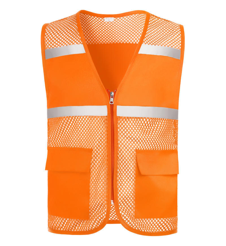 Helkurvest, rõivad, liiklus, ehitusplatsi ehitus, kollane vest, hingav sanitaartehniline töötaja, töö, meeste kohandatud trükitud logo