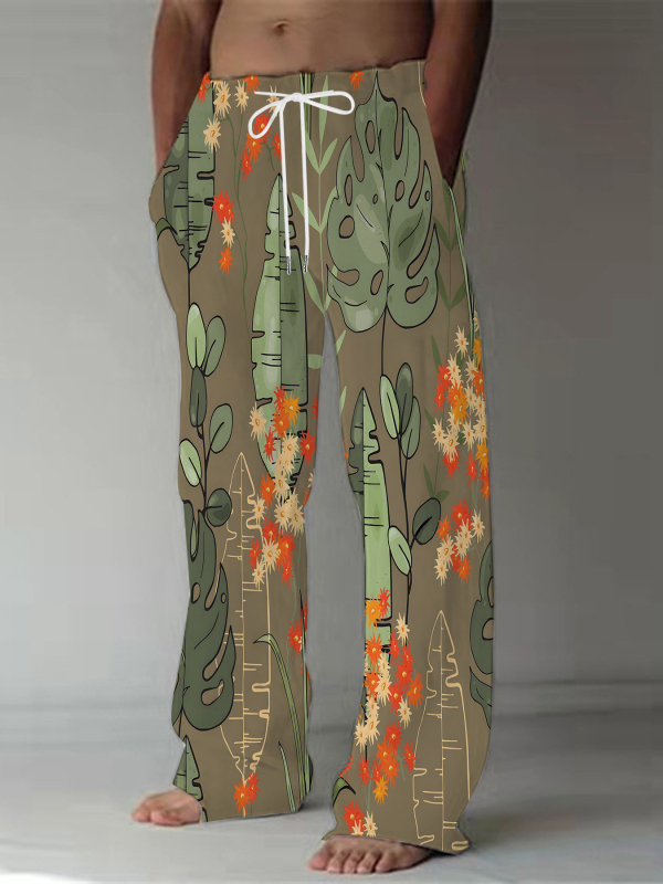 Lahedad trendikad uued piiriülesed meeste pingutusnööriga spordi-vabaajapüksid Amazoni piiriülese 3D-printimisega Euroopa ja Ameerika stiilis