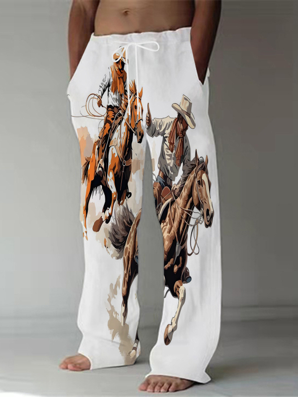 Lahedad trendikad uued piiriülesed meeste pingutusnööriga spordi-vabaajapüksid Amazoni piiriülese 3D-printimisega Euroopa ja Ameerika stiilis