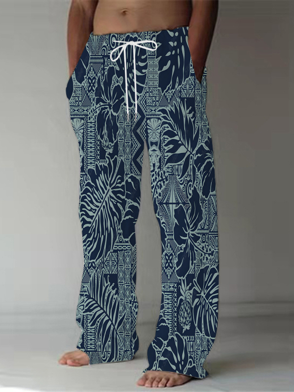 Lahedad trendikad uued piiriülesed meeste pingutusnööriga spordi-vabaajapüksid Amazoni piiriülese 3D-printimisega Euroopa ja Ameerika stiilis