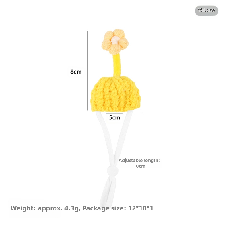 Mini merisea mütsi fotorekvisiidid, käsitööna valminud armas meekott, Cyruse müts, kuldse karu kootud hamstri müts