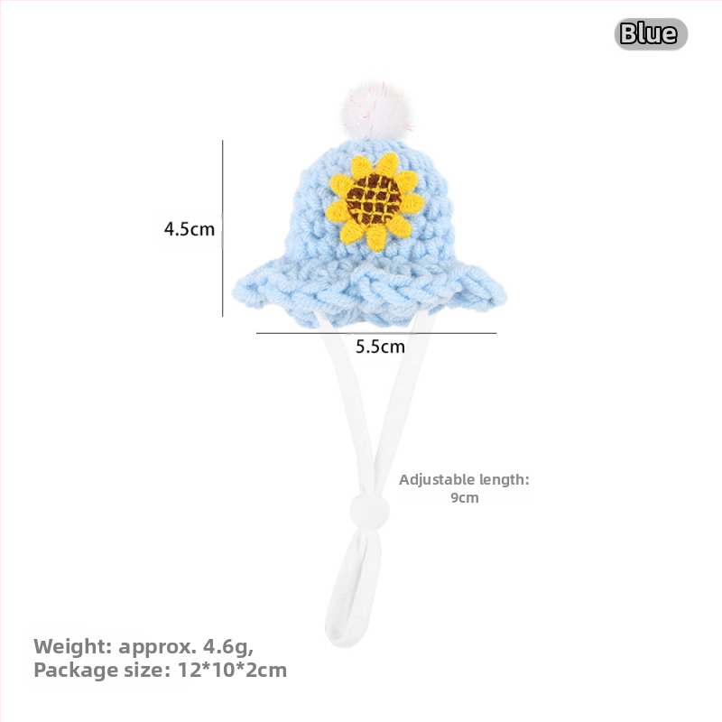 Mini merisea mütsi fotorekvisiidid, käsitööna valminud armas meekott, Cyruse müts, kuldse karu kootud hamstri müts