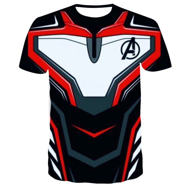 Piiriülene Avengers: EndGame Avengers 4 EndGame Quantum Battle lühikeste varrukatega T-särk 3D