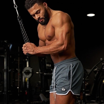 YOUNGLA uued hingavad fitness-lihaste vabaaja spordipüksid, kiirelt kuivavad püksid, suvised treeningpüksid rannas