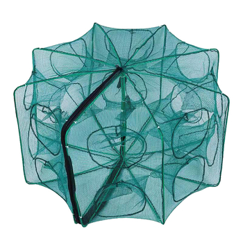 Сгъваема мрежа за риболов в клетка за скариди, само навътре и навън, мрежа за риболов на змиорки, мрежа за омари, мрежа за скариди, мрежа за риба, мрежа за улов на раци