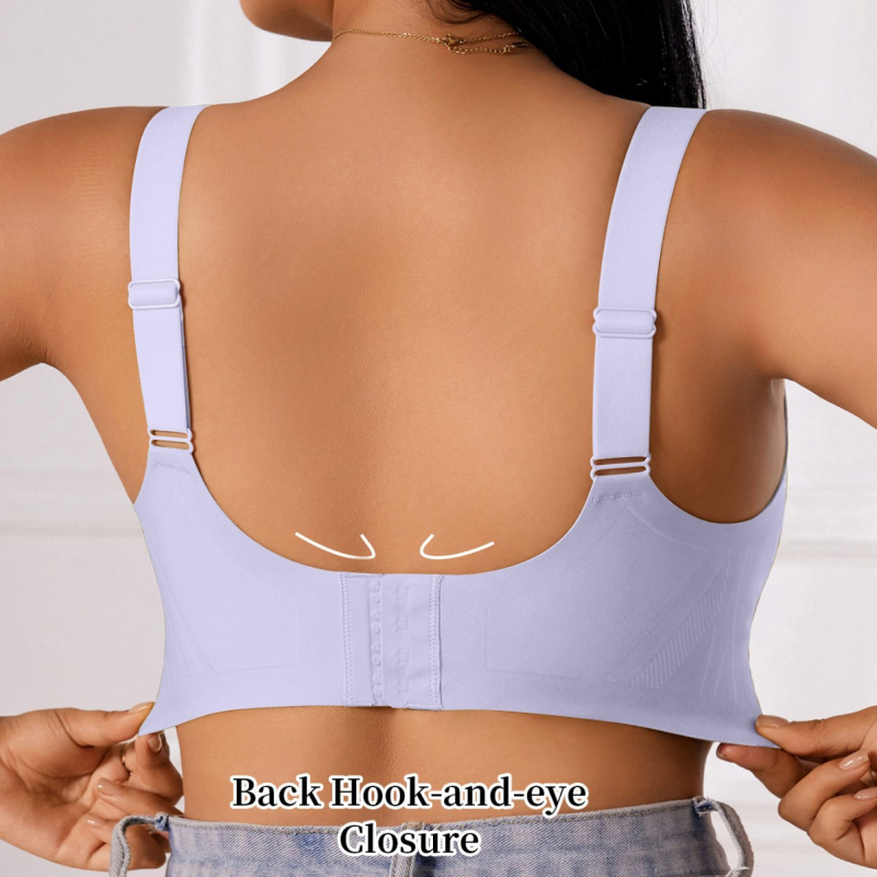 Γυναικείο αθλητικό σουτιέν με δαντέλα, μακρύ, μεγάλο στήθος, χωρίς ατσάλι, εσώρουχο χωρίς ίχνη, για μεγάλα μεγέθη, χωρίς ίχνη