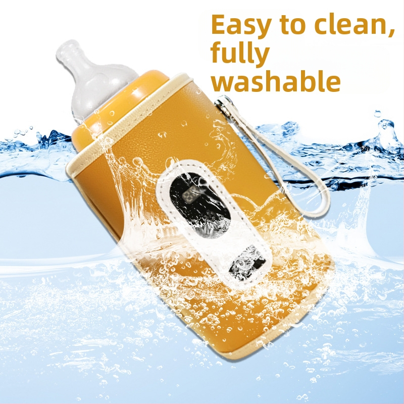 Комплект термоси за бебешки шишета, детски универсален преносим термостатичен нагревател за мляко с USB, затоплящ комплект за бебешко домашно отопление, трансграничен