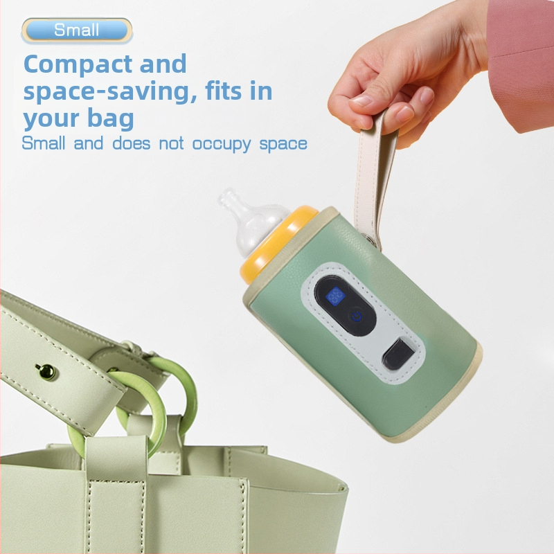 Комплект термоси за бебешки шишета, детски универсален преносим термостатичен нагревател за мляко с USB, затоплящ комплект за бебешко домашно отопление, трансграничен