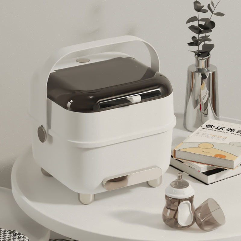 2025. aasta uue toote kodumajapidamises kasutatav beebitarvete hoiupudelite korraldaja lemmikloomade materjalist tolmukindel ja vett tühjendav pudelite hoiukarp