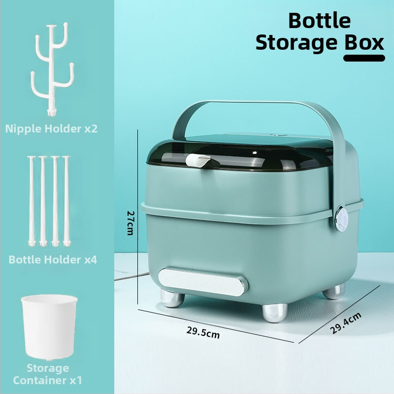 2025. aasta uue toote kodumajapidamises kasutatav beebitarvete hoiupudelite korraldaja lemmikloomade materjalist tolmukindel ja vett tühjendav pudelite hoiukarp