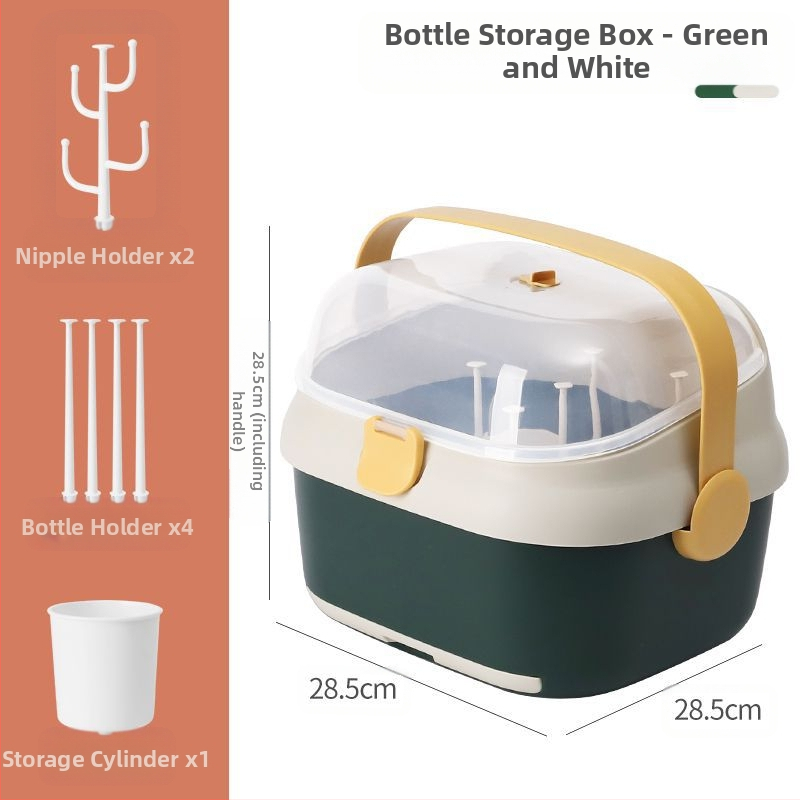 2025. aasta uue toote kodumajapidamises kasutatav beebitarvete hoiupudelite korraldaja lemmikloomade materjalist tolmukindel ja vett tühjendav pudelite hoiukarp