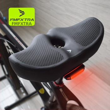 Īpaši liels velosipēda spilvens kalnu velosipēda formas sēdeklis, sabiezināts, ūdensnecaurlaidīgs elektriskās automašīnas sēdeklis, 412 salokāms velosipēda sēdekļa spilvens