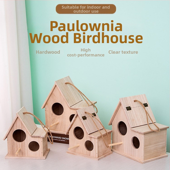 Linnupesa, papagoipesa, soe sigimiskast, õues kasutatav täispuidust rippuv pesa, linnumaja, tiigri nahast pojengist linnupesa, kooruv väike linnupesa