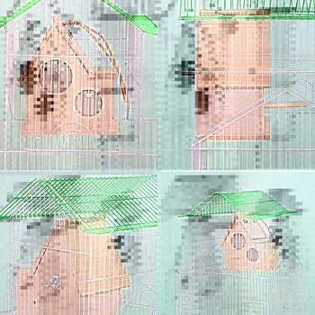 Φωλιά πουλιών, φωλιά παπαγάλων, ζεστό κουτί αναπαραγωγής, εξωτερικό μασίφ ξύλινη κρεμαστή φωλιά, σπιτάκι πουλιών, δέρμα τίγρης, παιώνια, φωλιά πουλιών, εκκόλαψη μικρής φωλιάς πουλιών