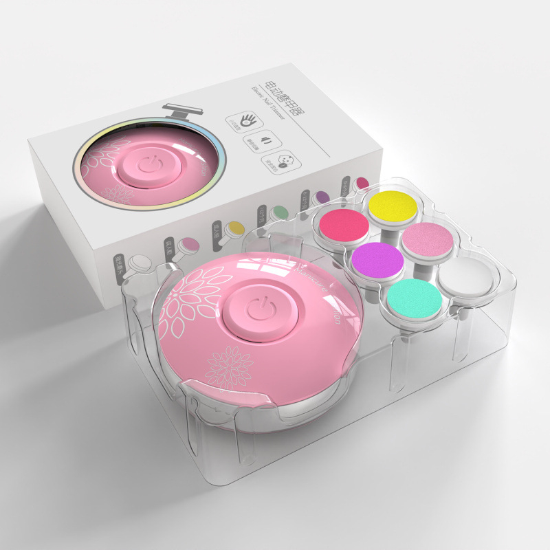 Έξυπνο ηλεκτρικό γυαλιστικό νυχιών για μωρά, ειδικό κουρευτικό νυχιών για μωρά, παιδικό κουρευτικό νυχιών, εμπορικό εργοστάσιο, αλυσίδα εφοδιασμού