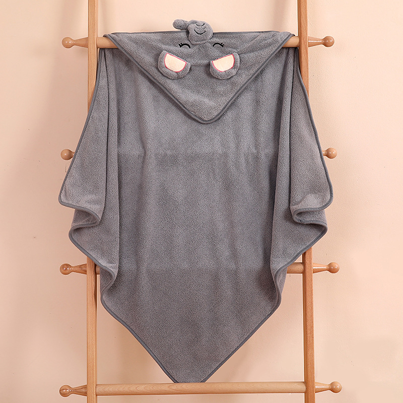 Beebikattega vannirätik, vastsündinu tekk, laste vannirätik, imav, soe, korallfliisist müts, löögikindel