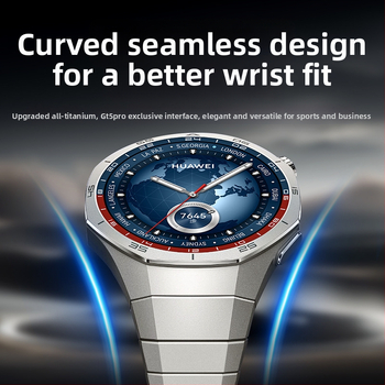 Κατάλληλο για ρολόι Huawei Gt5/Pro με κράμα τιτανίου, λουράκι από καθαρό τιτάνιο για Gt4/Watch5/4/6, επαγγελματικό στυλ.
