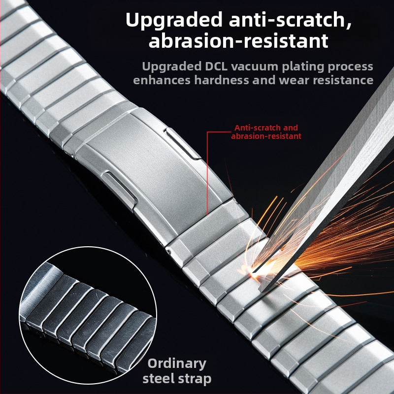 Подходящ за Huawei Gt5/Pro Watch Титаниева сплав Чиста титаниева каишка Gt4/Watch5/4/6 Бизнес стил каишка за часовник