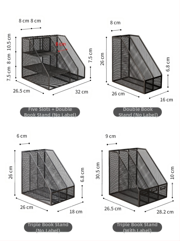 Поставка за книги, настолен стелаж за файлове, метален стелаж за съхранение, кутия за организиране на данни, многослойна папка за файлове, стойка за съхранение на файлове