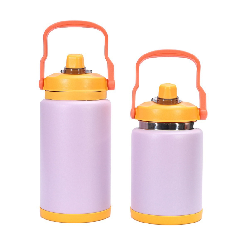 Amazoni suure mahutavusega kaasaskantav termos 304 roostevabast terasest vaakumtermoskruus mugav õlgklaasiga autosse