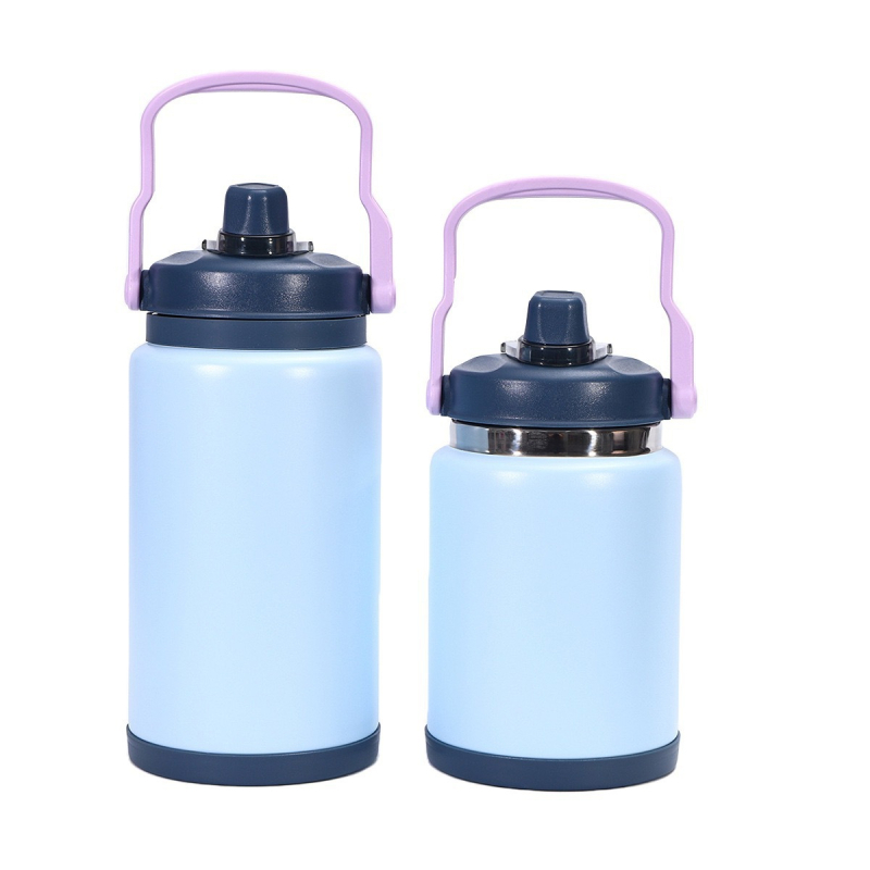 Amazoni suure mahutavusega kaasaskantav termos 304 roostevabast terasest vaakumtermoskruus mugav õlgklaasiga autosse