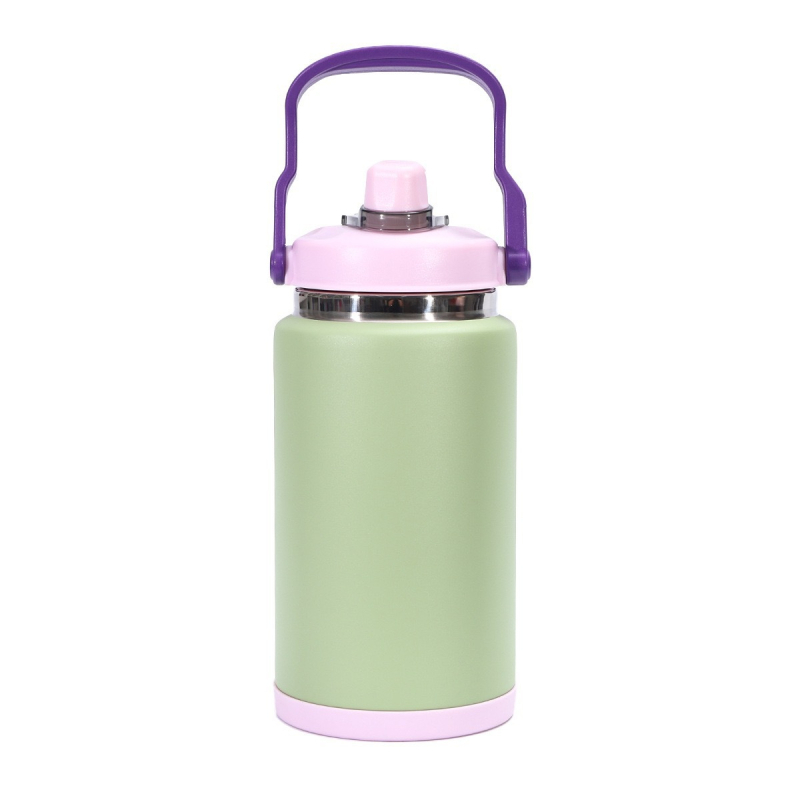 Amazoni suure mahutavusega kaasaskantav termos 304 roostevabast terasest vaakumtermoskruus mugav õlgklaasiga autosse