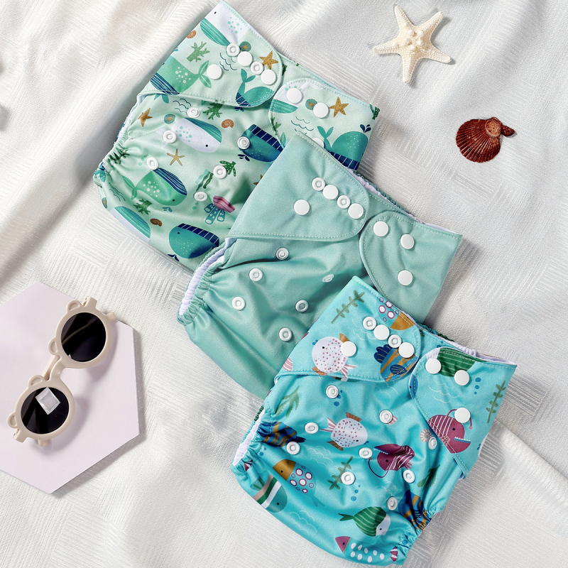 Tarpvalstybinis „AliExpress“ karšto pardavimo kūdikių vandeniui atsparus audinio vystyklas, plaunamas kūdikio treniruočių kelnės, sauskelnės