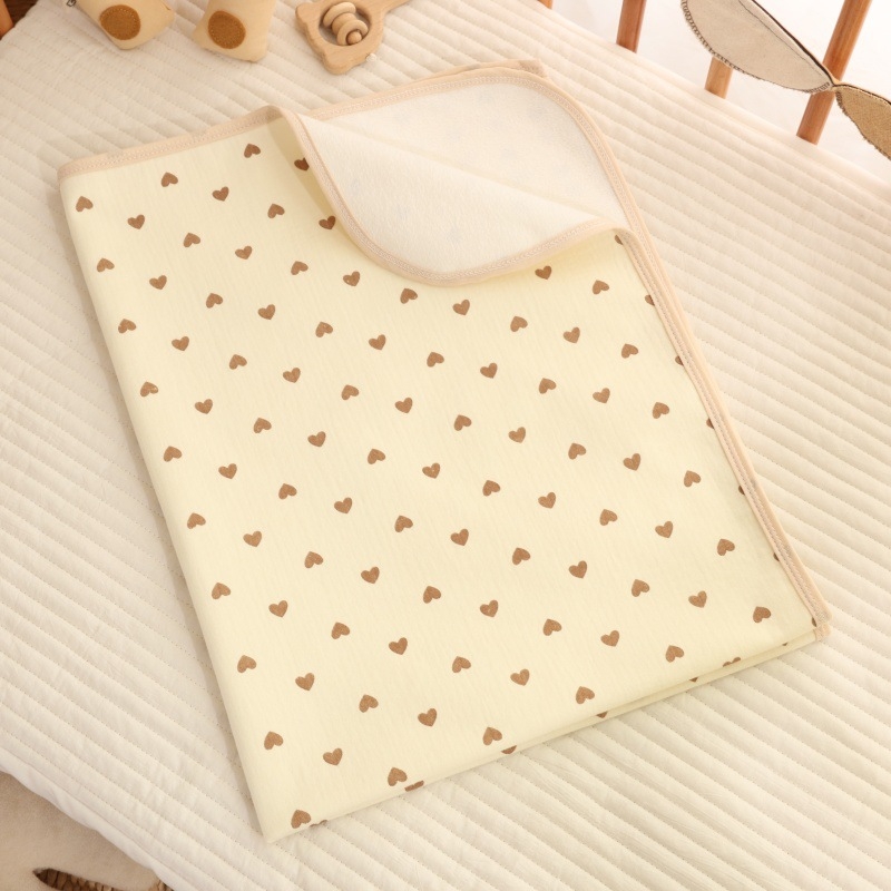 Cukraus vatos marlės vystyklų pagalvėlė kūdikiui, bambuko pluošto, vandeniui atsparus čiužinys kūdikiams, plaunama patalynė kūdikiui