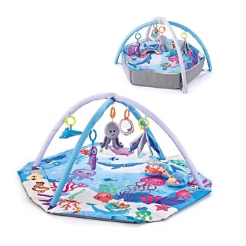 Amazon Square Fence Baby eemaldatav treeningraam multifunktsionaalne roomamismatt koomiksiloomade ookeanipallibassein