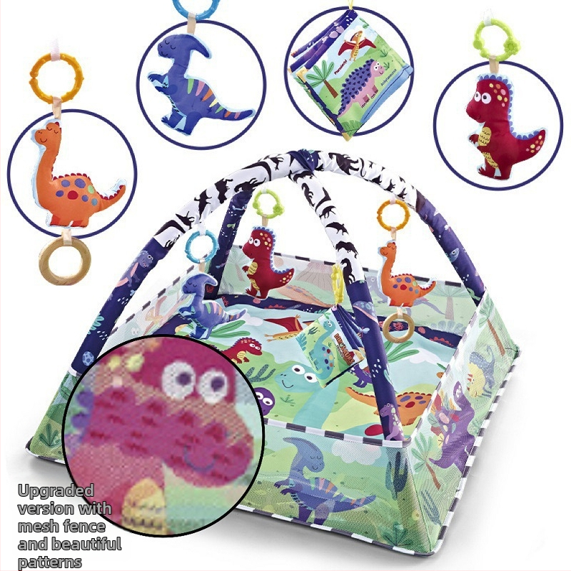 Amazon Square Fence Baby Αποσπώμενο Fitness Frame Πολυλειτουργικό Crawling Mat Cartoon Animal Ocean Ball Pool