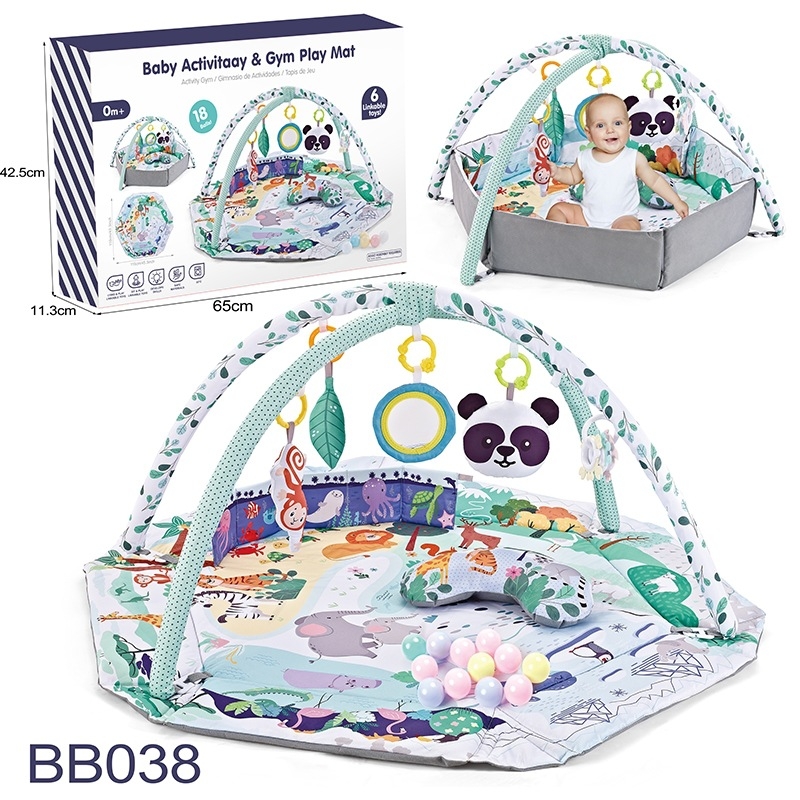 Amazon Square Fence Baby eemaldatav treeningraam multifunktsionaalne roomamismatt koomiksiloomade ookeanipallibassein