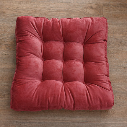 Velveta tatami spilvens, plīša grīdas spilvens ar erkera sēdekli, balkona jogas spilvens ar gurniem, erkera sēdeklis