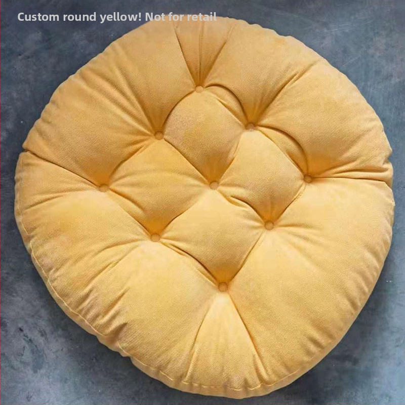 Velveta tatami spilvens, plīša grīdas spilvens ar erkera sēdekli, balkona jogas spilvens ar gurniem, erkera sēdeklis