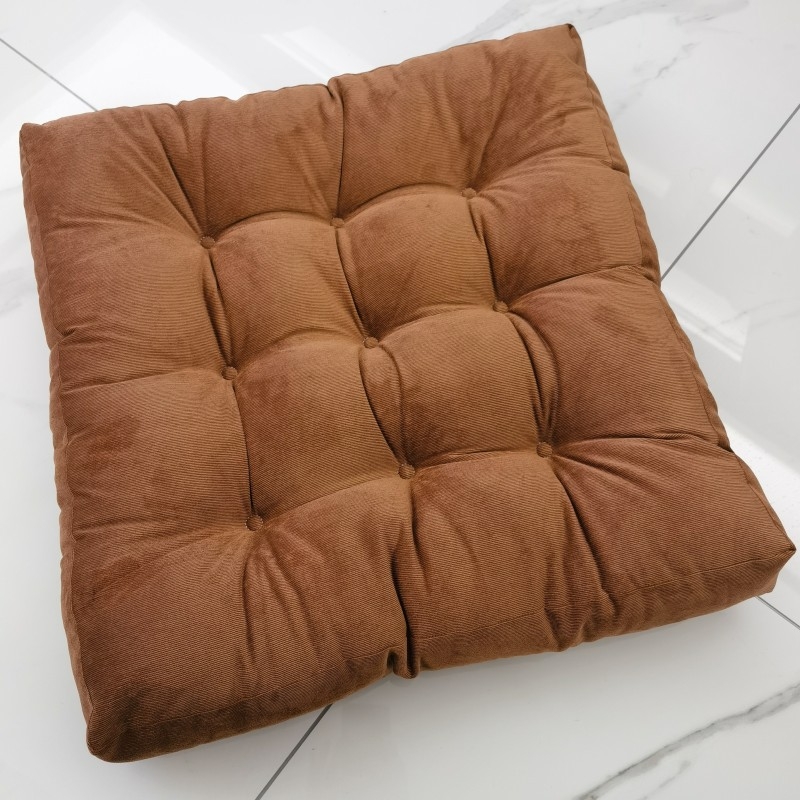 Velveta tatami spilvens, plīša grīdas spilvens ar erkera sēdekli, balkona jogas spilvens ar gurniem, erkera sēdeklis