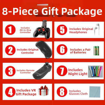 Όλα-σε-ένα αναβάθμιση εικονικής πραγματικότητας 104d γενιά ταχυδρομικών αποστολών κινητό τηλέφωνο κεφάλι που φοράει μαγικό καθρέφτη παιχνίδι VR γυαλιά ar15