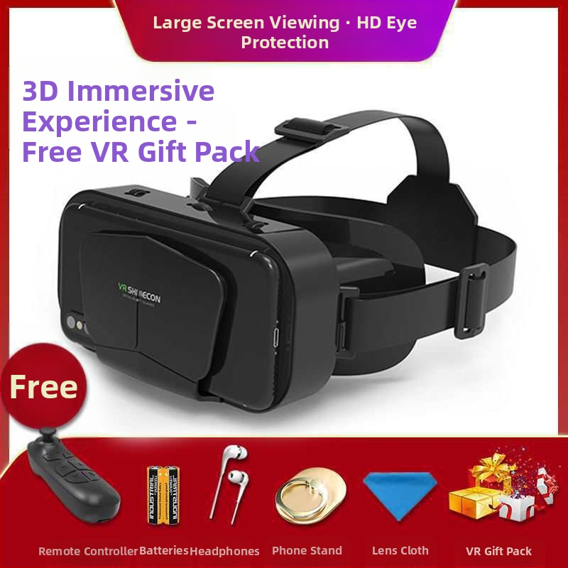 Ochelari de realitate virtuală all-in-one, actualizare generație 104D, poștă, telefon mobil, purtând oglindă magică, ochelari VR pentru jocuri, ar15