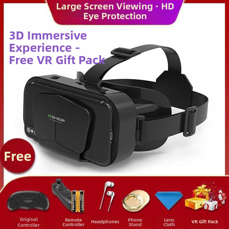 Ochelari de realitate virtuală all-in-one, actualizare generație 104D, poștă, telefon mobil, purtând oglindă magică, ochelari VR pentru jocuri, ar15