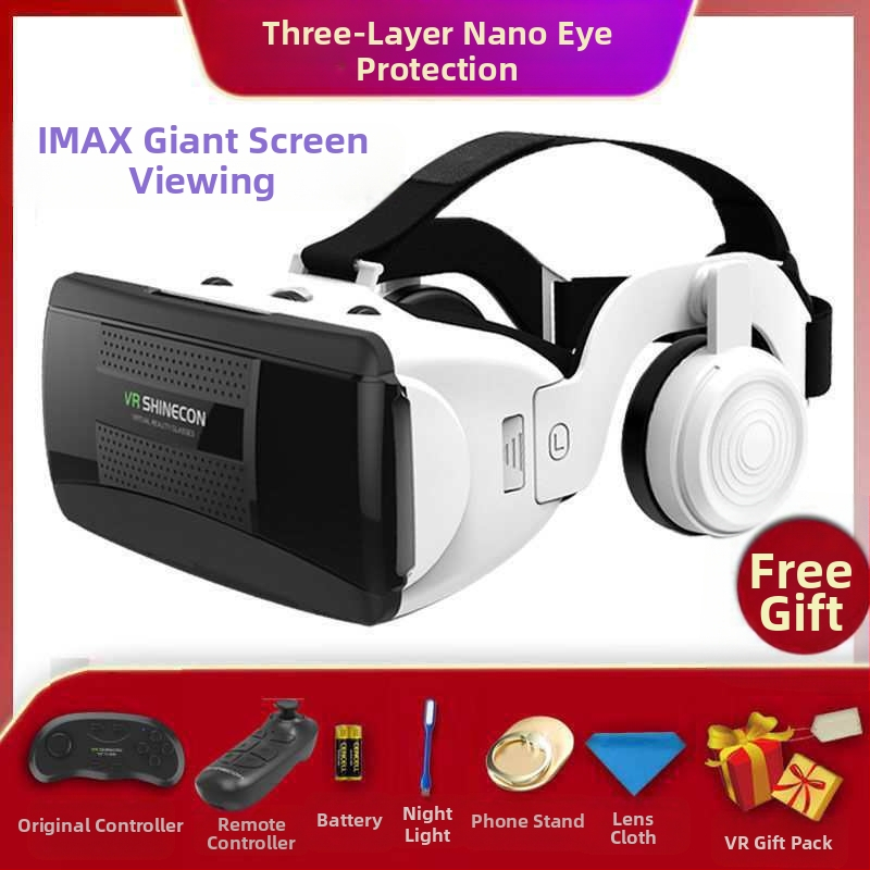 Ochelari de realitate virtuală all-in-one, actualizare generație 104D, poștă, telefon mobil, purtând oglindă magică, ochelari VR pentru jocuri, ar15