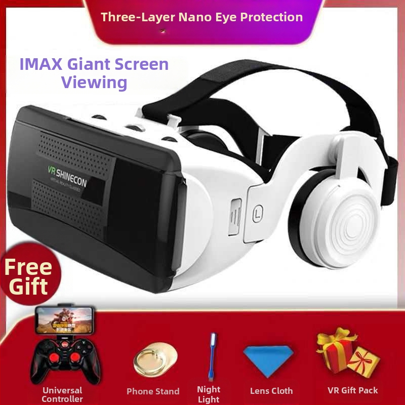 Ochelari de realitate virtuală all-in-one, actualizare generație 104D, poștă, telefon mobil, purtând oglindă magică, ochelari VR pentru jocuri, ar15