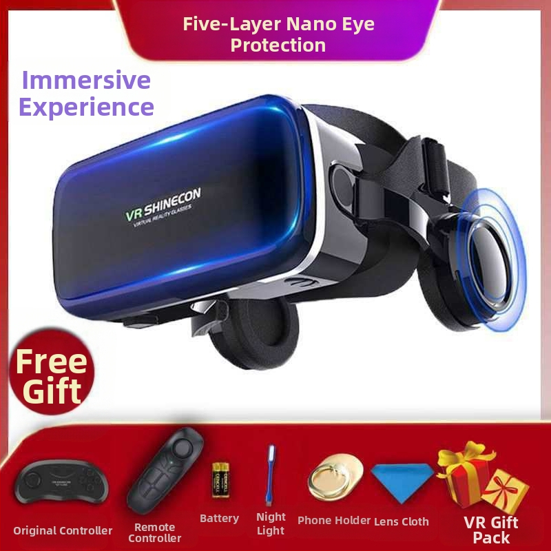 Ochelari de realitate virtuală all-in-one, actualizare generație 104D, poștă, telefon mobil, purtând oglindă magică, ochelari VR pentru jocuri, ar15