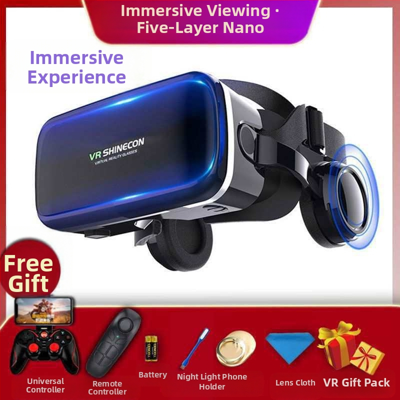 Ochelari de realitate virtuală all-in-one, actualizare generație 104D, poștă, telefon mobil, purtând oglindă magică, ochelari VR pentru jocuri, ar15