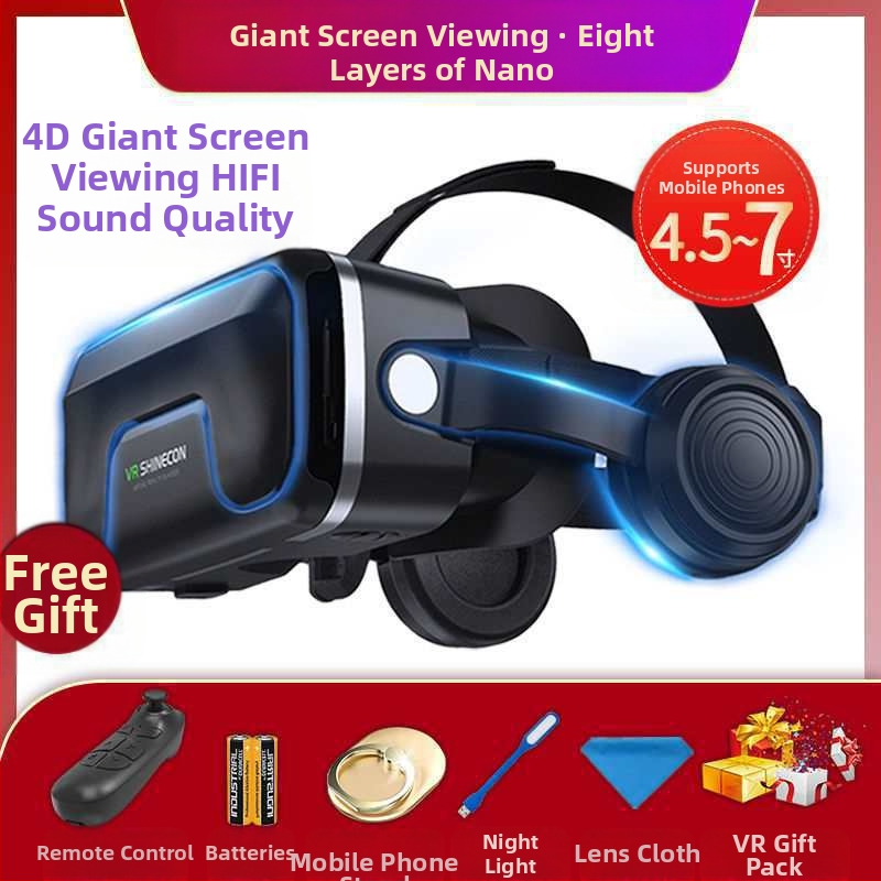 Ochelari de realitate virtuală all-in-one, actualizare generație 104D, poștă, telefon mobil, purtând oglindă magică, ochelari VR pentru jocuri, ar15