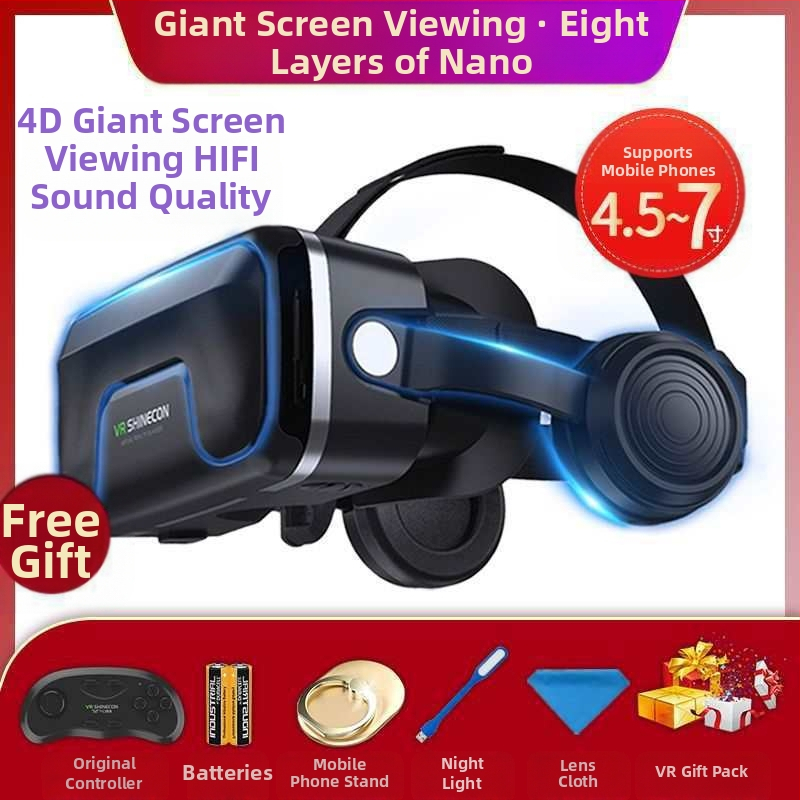 Ochelari de realitate virtuală all-in-one, actualizare generație 104D, poștă, telefon mobil, purtând oglindă magică, ochelari VR pentru jocuri, ar15