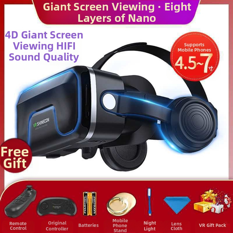 Ochelari de realitate virtuală all-in-one, actualizare generație 104D, poștă, telefon mobil, purtând oglindă magică, ochelari VR pentru jocuri, ar15