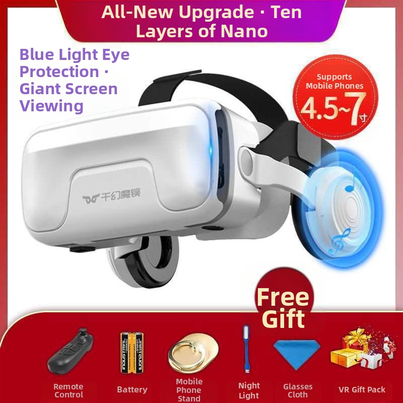 Ochelari de realitate virtuală all-in-one, actualizare generație 104D, poștă, telefon mobil, purtând oglindă magică, ochelari VR pentru jocuri, ar15